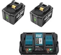 Batería Makita BL1860B, 18V, 90Ah, batería de larga duración, 2B 1C