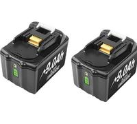 Batería Makita BL1860B, 18V, 90Ah, larga duración, pack de 2 unidades