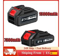 Batería para Herramientas Eléctricas Makita de 21V, 15000mAh/7500mAh de Capacidad, Batería Recargable de Iones de Litio para Llave de Impacto, Motosierra, Amoladora Angular 2pc 7500mAh Battery