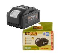 Batería Procraft 20/8C de 20 V, 8,0 Ah / 8000 mAh de iones de litio con indicador de nivel de carga