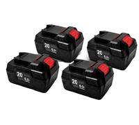 Batería recargable, con una capacidad de 6000 mAh, compatible con herramientas Parkside, pack de 4 baterías de 20V y 6.0Ah