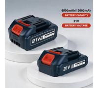 Batería recargable de 13000mAh/6500mAh para herramientas eléctricas, batería de litio duradera de alta potencia, repuesto para pines de batería Makita de 21V, 2 uds. 2X5Cell Battery