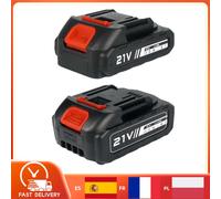Batería recargable de iones de litio de 3000mAh para herramientas eléctricas Makita de 18V y 21V, motosierra, llave de impacto, batería de amoladora angular 2pcs 3000mAh Batteries