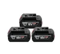 Batería recargable de litio de 18V 12,0AH, Compatible con Bosch, | Batería de herramienta reemplazable ultralarga(3PCS 10.0Ah battery)