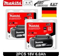 Batería recargable mejorada BL1860 Makita de última generación, 18V 6Ah de litio para Makita 18V, compatible con las baterías BL1840, BL1850, BL1830, BL1860B LXT 400 Makita 6AhX2--10C