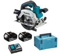 Makita Sierra circular a batería DHS660Z 165 mm 18V BRUSHLESS Kit 2x5.0Ah MAKPAC