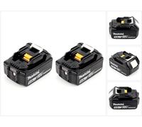 Baterías de iones de litio Makita BL 1850 B 18 V - 5 Ah / 5000 mAh con pantalla LED - paquete de 2