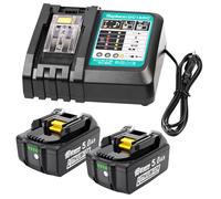 Baterías de Repuesto de 5,0Ah para Makita 18V - Cargador DC18RC