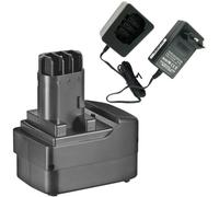 Baterías y cargadores compatibles con Metabo BS 12, BST 12 SB12, de 12V y con tecnología NiMH, con una capacidad de 3Ah