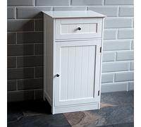 Bath Vida Priano - Armario de baño con 1 Puerta y 1 cajón, Color Blanco