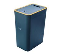 Bathroom Can Can - Bathroom Trash Can With Lid | Covered Wastebasket With Press Type Lid, Dog Proof Litter Wastebasket - For Bedroom, RV, Kitchen, Craft Room