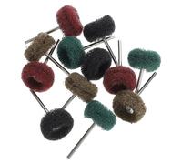 BATHVEVE 24 Piezas Rueda de Pulido para Taladro Mango de 3mm, Cepillo de Nylon y Almohadilla Abrasiva para Preciso de Superficies Metálicas y Componentes Delicados