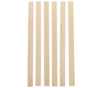 BATHVEVE 6 Palitos de Madera Beige Fácil de Limpiar y Mantener en Su Lugar para Cerámica y Escultura, Herramienta Resistente para Arcilla Adecuado para Manualidades