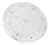 BATHVEVE Plato Giratorio Acrílico Transparente Bandeja Giratoria Multiusos para Especias Soporte Resistente y Duradero para Cocina y Comedor