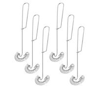 Batidor de Bobina Manual 6 Piezas de Acero Inoxidable para Mezclar