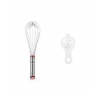 Batidor De Huevos Batidor Manual Flexible Con Separador De Huevos Utensilio De Cocina Para Panaderos, Cocinar Con Globos Para Hornear