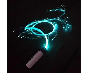 Batidor de luz para bailar | Batidor giratorio de fibra óptica con 7