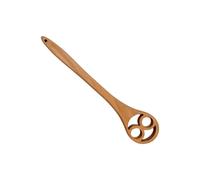 Batidor de masa manual de madera sin costuras para hornear