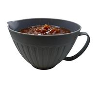 Batir Bowl Spout, no Slip Cookware, Heat Resistant Measure, Kitchen Accessory, Reliable Mixing Fixture, Easy Nest Supply, Portable Baking Gear, for Cooking Serving Soup Cake Egg 8.34*8.34*5.31 in