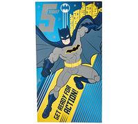 Batman Danilo DC Tarjeta de 5º cumpleaños - 5 Today Get Ready for Action!