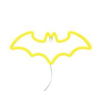Paladone Lámpara LED Batman (logotipo) – Neón USB, licencia oficial DC Comics, amarillo