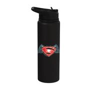 Batman v Superman Industrial Logo Stainless Steel Insulated Water Bottle