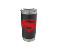 Batman v Superman Splattered Logo Vaso térmico de acero inoxidable de doble pared