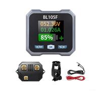 Batterys Monitor 10-100V 400A, voltímetro digital para RV solar marina | Seguimiento de corriente de voltaje en tiempo real, monitoreo inalámbrico de aplicaciones, sistemas de medidor de pantalla de