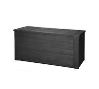 Baul de almacenaje exterior 300 litros 120x45x57 cm tapa abatible.