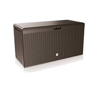 Prosperplast Baúl de jardín BOXE RATO PLUS 290 L 1140x470x594 mm Ocre oscuro