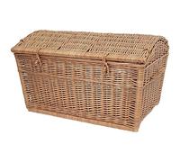 Baúl de mimbre marrón, 60 cm. Rattan im Trend - Cesta de mimbre