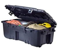 Baúl deportista con bisagras PLANO, Negro, caja almacenamiento grado militar con bisagra, resistente, grande, camping y ejército, óptimo para caza, paintball, airsoft o almacenamiento doméstico