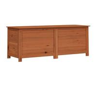 Baúl Para Cojines Madera De Abeto Maciza Marrón 150x50x56 Cm Vidaxl