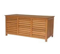 Baúl para jardin en madera "macao" - 130 x 64 x 60 cm - marron