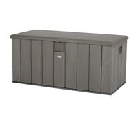 Baúl para Jardín Ultrarresistente con Protección UV, 150x72x69 Cm, Marrón
