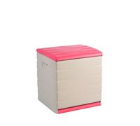 BAÚL RESINA 1 ESTANTE ROSA 60X61X53 CM
