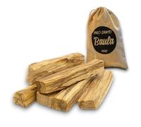 BAULA - Palo Santo Original De Perú - Limpieza Energética y Aroma Relajante - Incienso Natural Ideal para Meditación, Yoga y Hogar - Origen Sostenible Certificado SERFOR - Bolsa Reutilizable