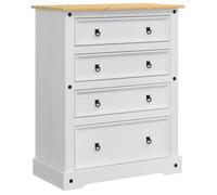 Baúles De Almacenamiento Con Cajón Corona 92 X 48 X 114 Cm Vidaxl