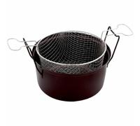 Baumalu 311307 -Freidora de acero esmaltado (28 cm)