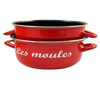 Baumalu 312868 - Cacerola para mejillones (18 cm), Color Rojo