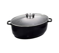Baumalu Cacerola Ovalada De Aluminio Fundido 43cm Negro - 382931