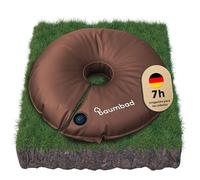 baumbad 1 Anillo de riego Premium de 55 litros, PVC Resistente a los Rayos UV, Anillo para árbol para riego en Verde, con Embalaje Respetuoso con el Medio Ambiente