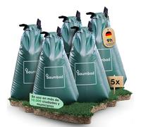 baumbad Bolsa de riego para árboles Primera Calidad, PVC de Color Verde Resistente a los Rayos UV, con Embalaje ecológico