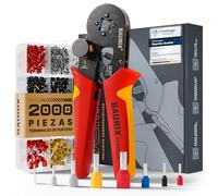BAURIX® Crimpadora Punteras + 2000 Punteras - autoajuste 0,25-10 mm²