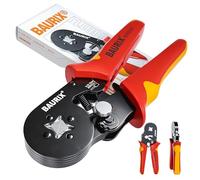 BAURIX® Crimpadora Punteras autoajustable 0,25-10 mm² - 4 cantos