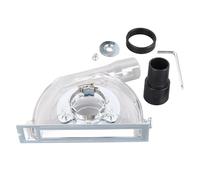 Baxnore Cubierta antipolvo para amoladora angular profesional, cubierta de corte de 4, 5 pulgadas con profundidad ajustable, PC transparente para corte de baldosas de mármol y horm