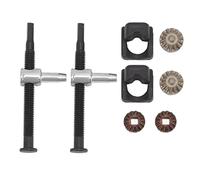 Baxnore Juego de 2 ajustadores de tensor de barra de cadena, kit de reparación de tensor de motosierra de aluminio, kit de ajuste de motosierra