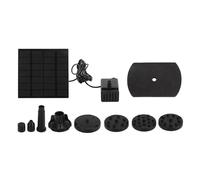 Baxnore Kit de bomba de fuente de agua solar Bomba de agua sumergible con energía solar para exteriores con elevación de 120 cm para baño de pájaros Estanque de jardín Diseño de fu