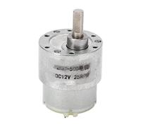 Baxnore Motor de engranajes 12V 25RPM Motor de engranajes con bloqueo automático Reducción de velocidad Motor de engranajes de turbina de alto par para máquinas expendedoras Equip