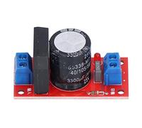 Baxnore Placa de alimentación de Filtro rectificador Placa rectificadora de Fuente de alimentación de CA a CC de 8 A con indicador LED Rojo Accesorio eléctrico de Alta eficiencia p